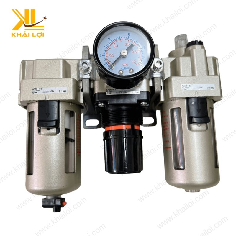 Bộ lọc 3 AC SMC với khả năng lọc khí vượt trội, thích hợp cho môi trường công nghiệp.